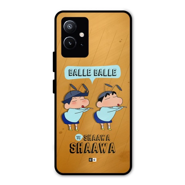 Balle Balle Shinchan Metal Back Case for Vivo Y75 5G