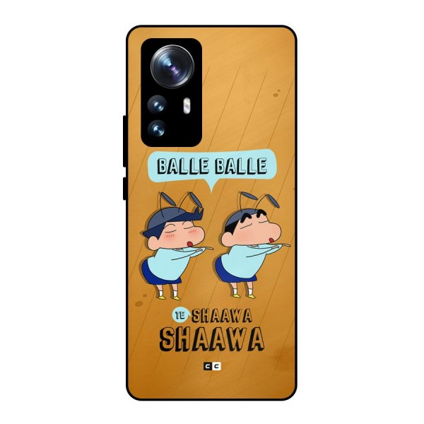 Balle Balle Shinchan Metal Back Case for Xiaomi 12 Pro