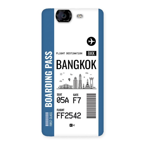 Bangkok Boarding Pass Back Case for Canvas Knight A350