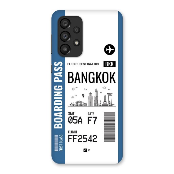 Bangkok Boarding Pass Back Case for Galaxy A33 5G