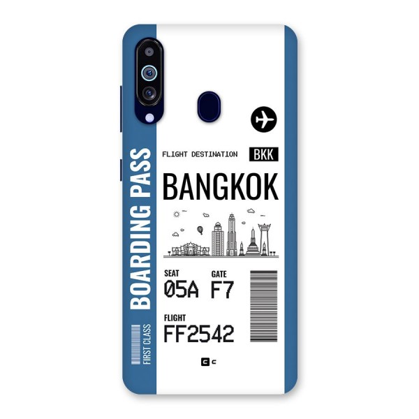 Bangkok Boarding Pass Back Case for Galaxy A60