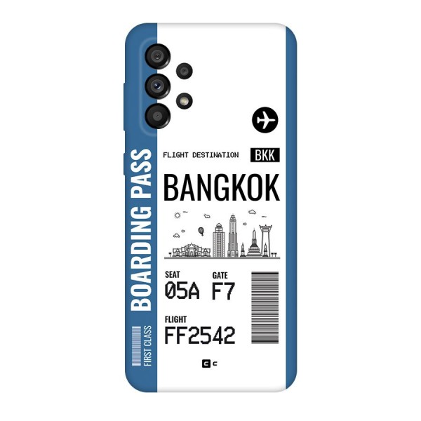 Bangkok Boarding Pass Back Case for Galaxy A73 5G