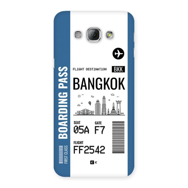 Bangkok Boarding Pass Back Case for Galaxy A8