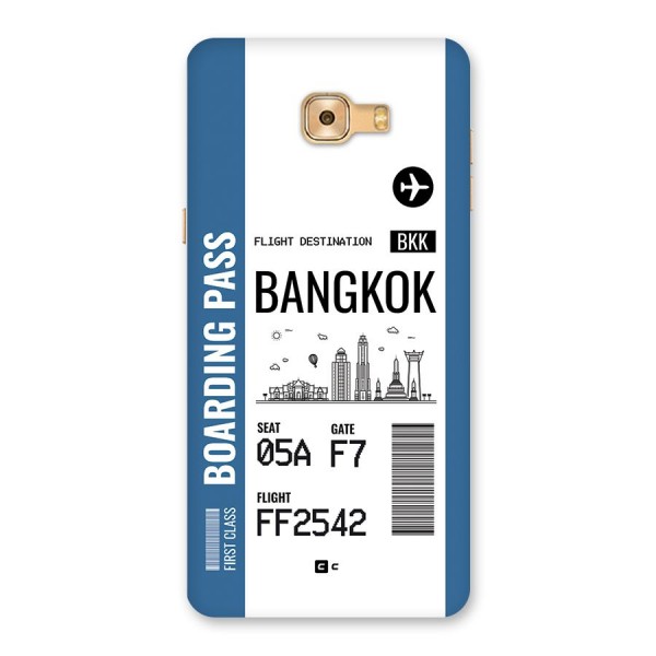 Bangkok Boarding Pass Back Case for Galaxy C9 Pro