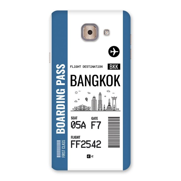 Bangkok Boarding Pass Back Case for Galaxy J7 Max