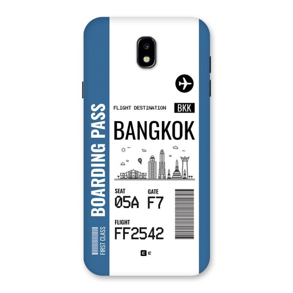 Bangkok Boarding Pass Back Case for Galaxy J7 Pro