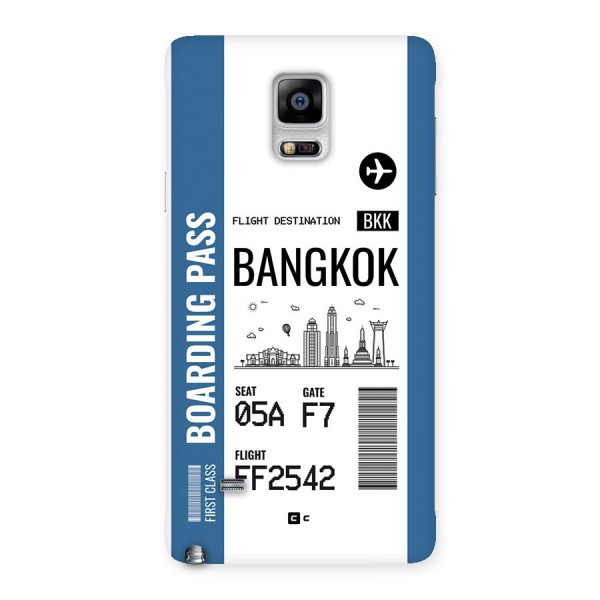 Bangkok Boarding Pass Back Case for Galaxy Note 4