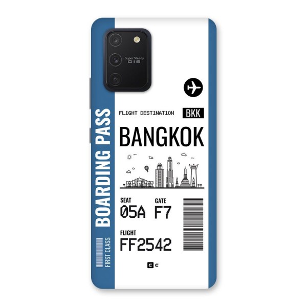 Bangkok Boarding Pass Back Case for Galaxy S10 Lite