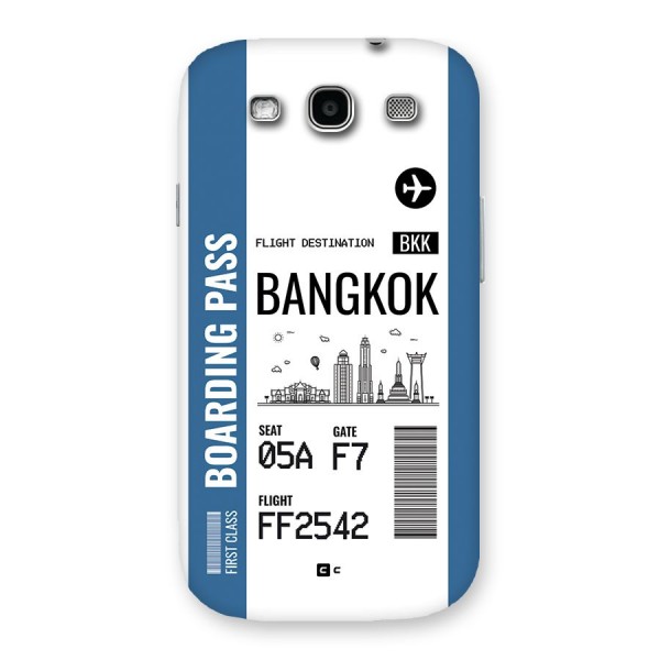 Bangkok Boarding Pass Back Case for Galaxy S3 Neo