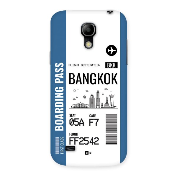 Bangkok Boarding Pass Back Case for Galaxy S4 Mini