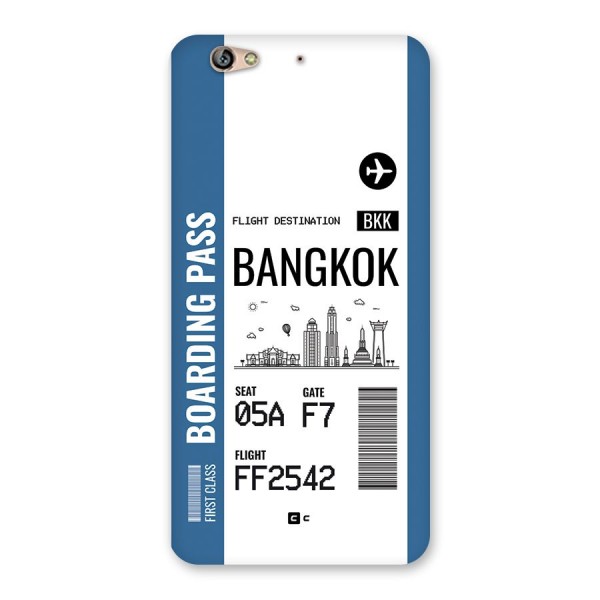 Bangkok Boarding Pass Back Case for Gionee S6