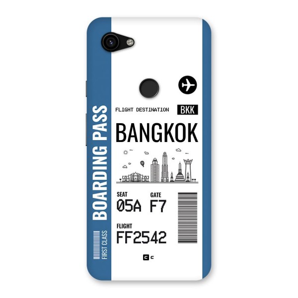 Bangkok Boarding Pass Back Case for Google Pixel 3a XL