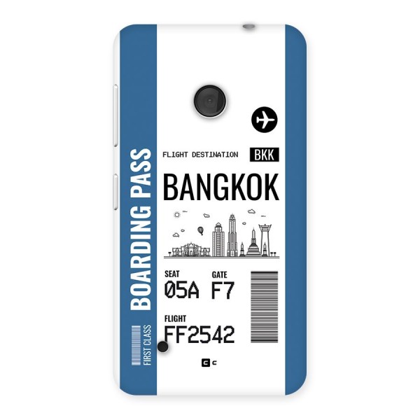 Bangkok Boarding Pass Back Case for Lumia 530