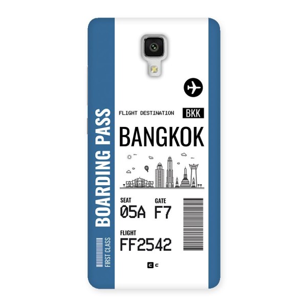 Bangkok Boarding Pass Back Case for Mi4