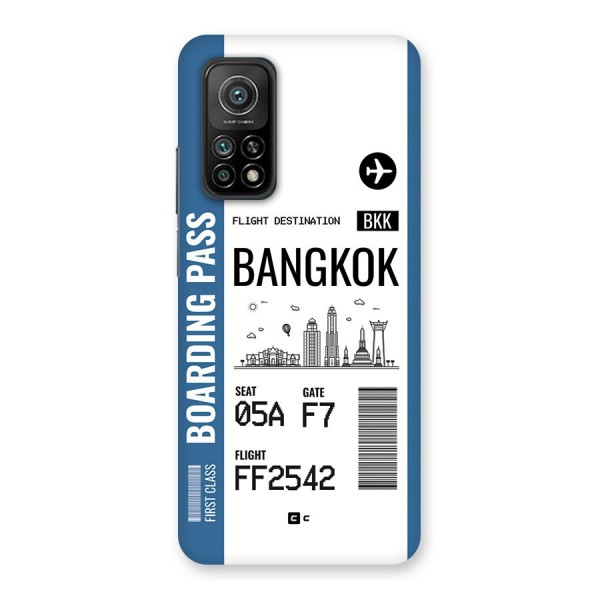 Bangkok Boarding Pass Back Case for Mi 10T 5G