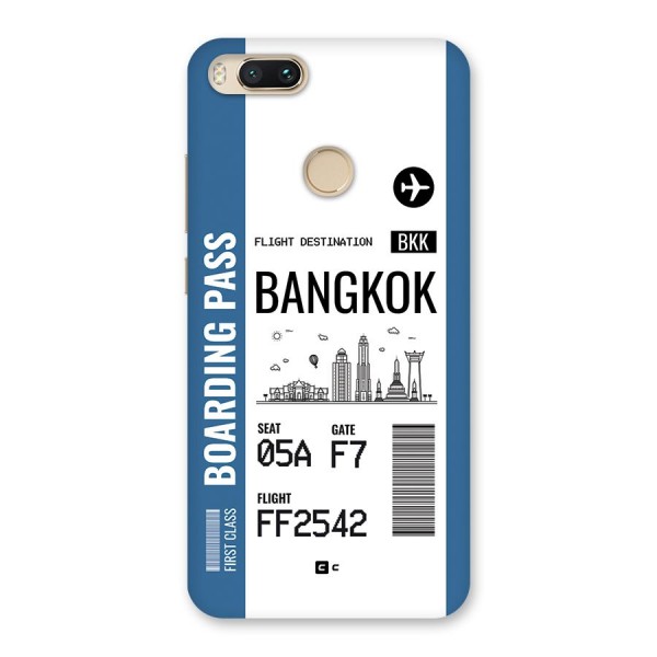 Bangkok Boarding Pass Back Case for Mi A1