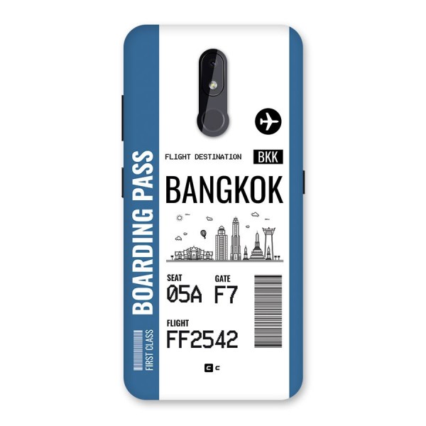 Bangkok Boarding Pass Back Case for Nokia 3.2