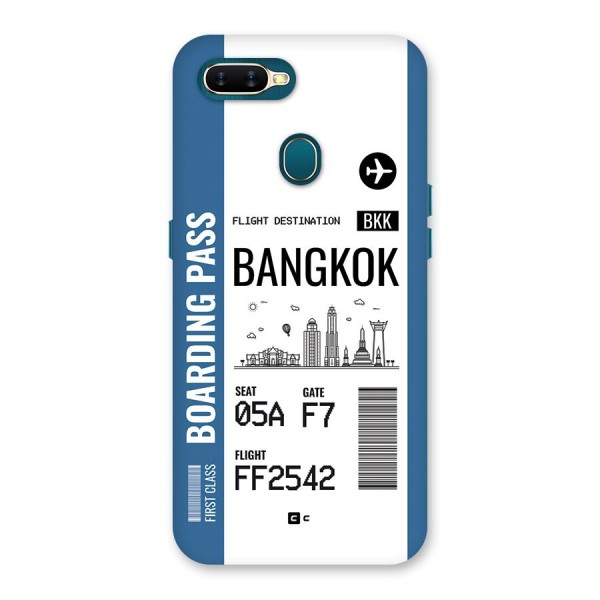 Bangkok Boarding Pass Back Case for Oppo A11k