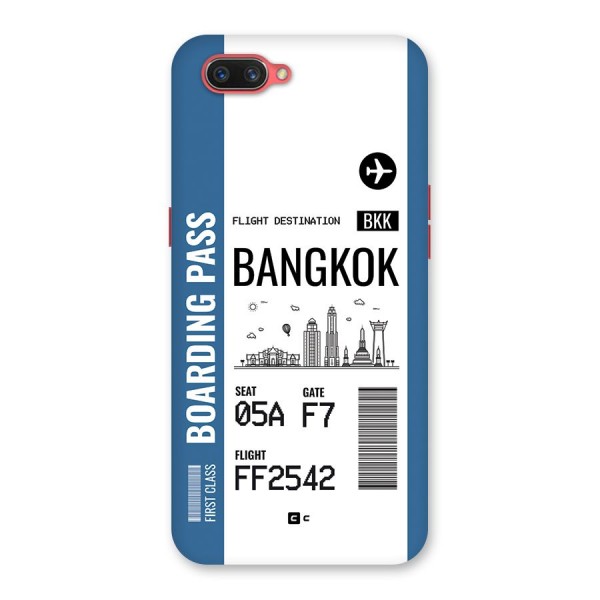 Bangkok Boarding Pass Back Case for Oppo A3s