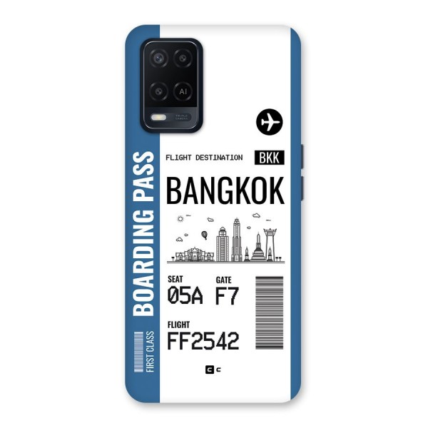 Bangkok Boarding Pass Back Case for Oppo A54