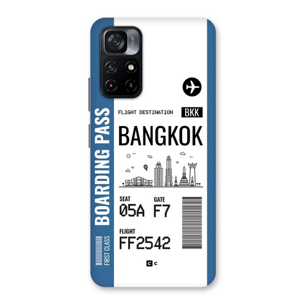 Bangkok Boarding Pass Back Case for Poco M4 Pro 5G