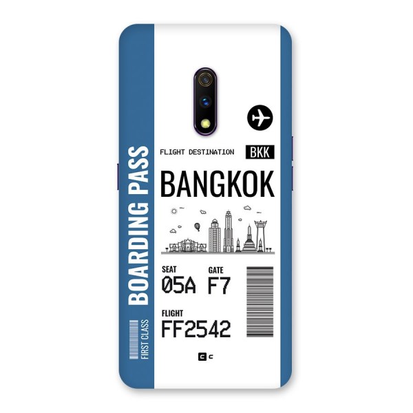 Bangkok Boarding Pass Back Case for Realme X