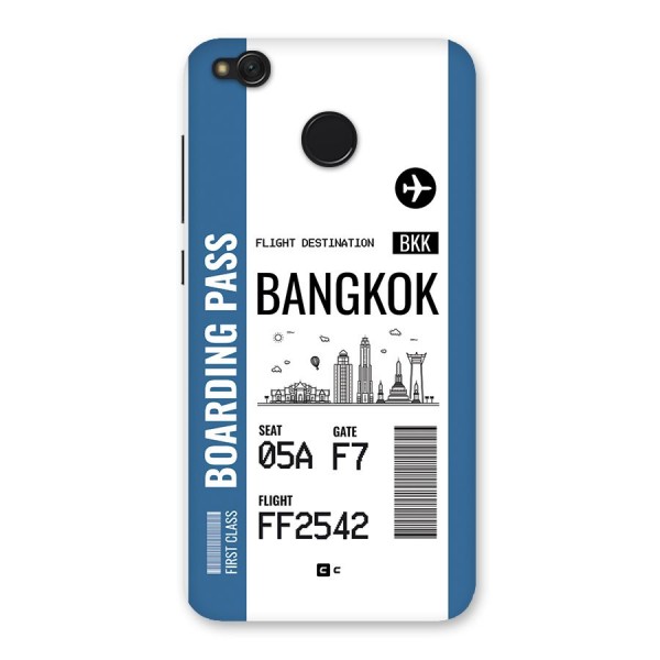 Bangkok Boarding Pass Back Case for Redmi 4