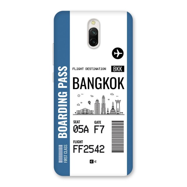 Bangkok Boarding Pass Back Case for Redmi 8A Dual