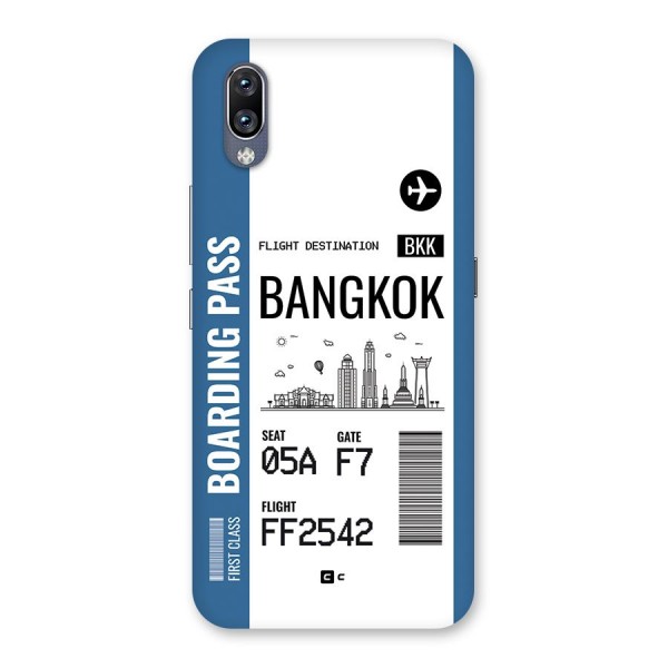 Bangkok Boarding Pass Back Case for Vivo NEX