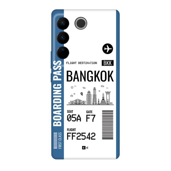 Bangkok Boarding Pass Back Case for Vivo V27