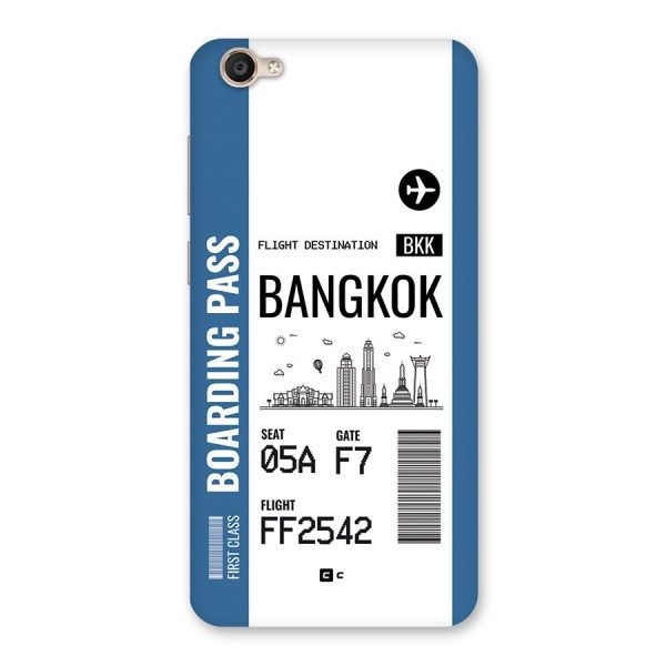 Bangkok Boarding Pass Back Case for Vivo Y55s