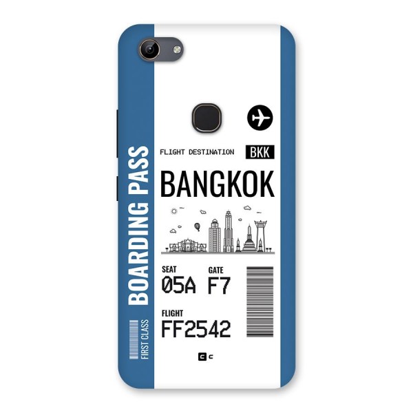 Bangkok Boarding Pass Back Case for Vivo Y81