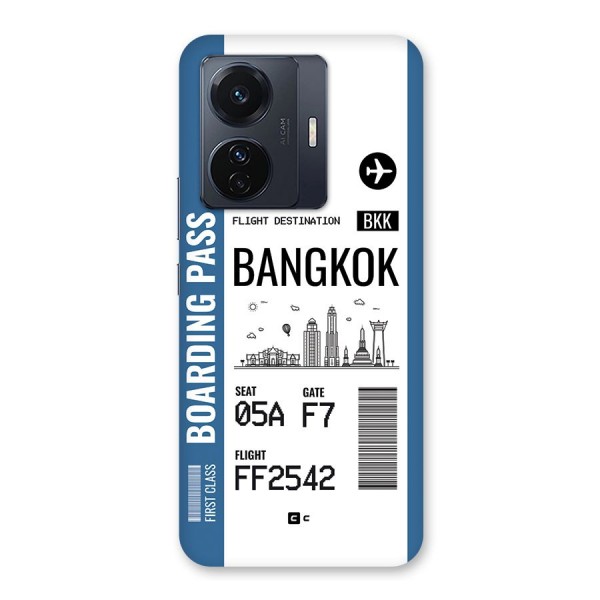 Bangkok Boarding Pass Back Case for Vivo iQOO Z6 Pro