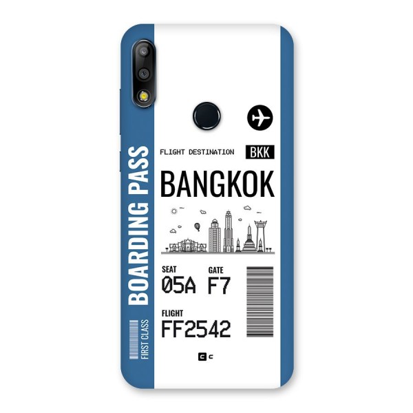 Bangkok Boarding Pass Back Case for Zenfone Max Pro M2