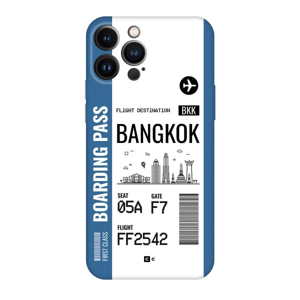 Bangkok Boarding Pass Back Case for iPhone 13 Pro Max