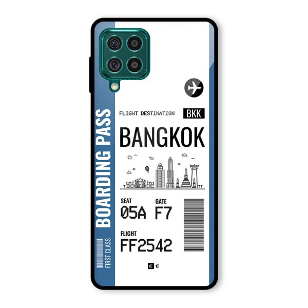 Bangkok Boarding Pass Glass Back Case for Galaxy F62