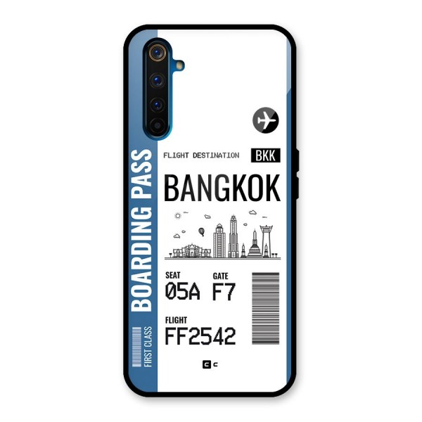 Bangkok Boarding Pass Glass Back Case for Realme 6 Pro