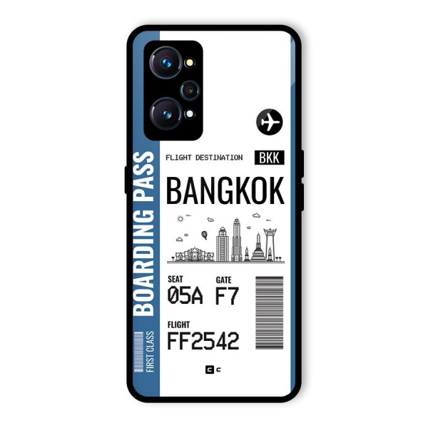 Bangkok Boarding Pass Glass Back Case for Realme GT 2