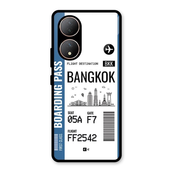 Bangkok Boarding Pass Glass Back Case for Vivo Y100A