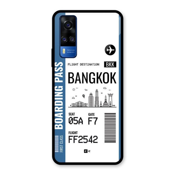 Bangkok Boarding Pass Glass Back Case for Vivo Y51