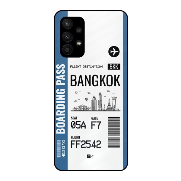 Bangkok Boarding Pass Metal Back Case for Galaxy A23