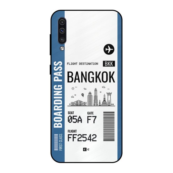 Bangkok Boarding Pass Metal Back Case for Galaxy A50