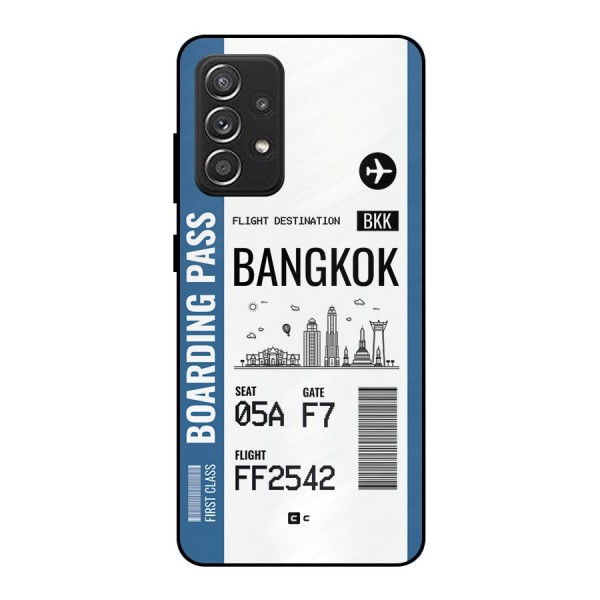 Bangkok Boarding Pass Metal Back Case for Galaxy A52