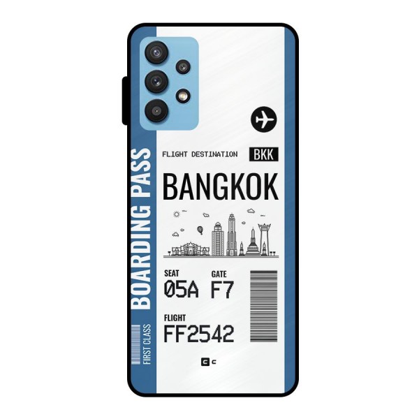 Bangkok Boarding Pass Metal Back Case for Galaxy M32 5G