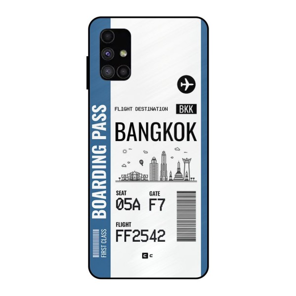 Bangkok Boarding Pass Metal Back Case for Galaxy M51