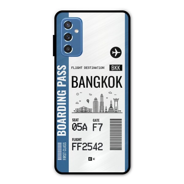 Bangkok Boarding Pass Metal Back Case for Galaxy M52 5G