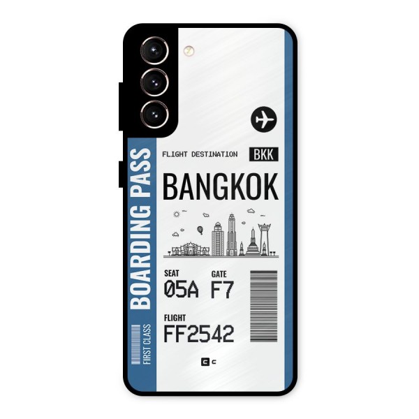 Bangkok Boarding Pass Metal Back Case for Galaxy S21 5G