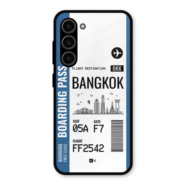 Bangkok Boarding Pass Metal Back Case for Galaxy S23