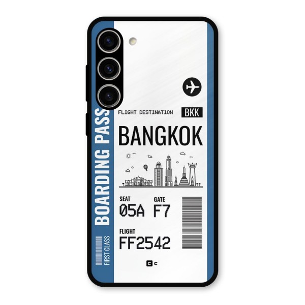 Bangkok Boarding Pass Metal Back Case for Galaxy S23 Plus