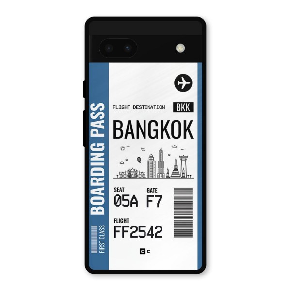 Bangkok Boarding Pass Metal Back Case for Google Pixel 6a